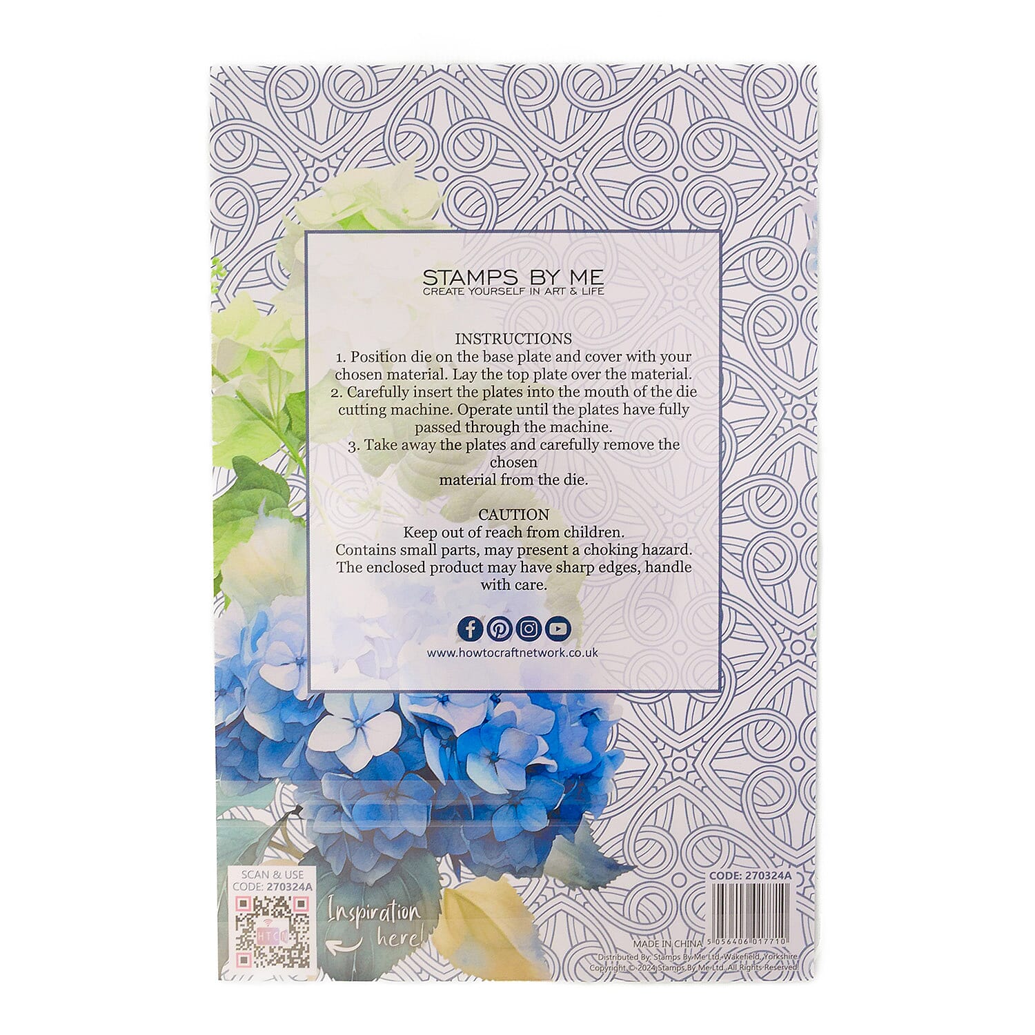 "EXCLUSIVE TO IDEAL WORLD  STENCIL DIE AND PAPER COLLECTION - FLORAL FUSHION   "