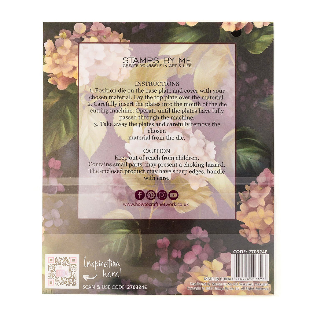 "EXCLUSIVE TO IDEAL WORLD  STENCIL DIE AND PAPER COLLECTION - FLORAL FUSHION   "