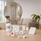 Set of 8 Pieces Intelligent Security System - White