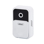 4K Smart Video Doorbell - Wide-Angle Lens, Night Vision, WiFi, 1000mAh Battery, Motion Alerts - 2-Way Talk - White