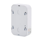 4K Smart Video Doorbell - Wide-Angle Lens, Night Vision, WiFi, 1000mAh Battery, Motion Alerts - 2-Way Talk - White