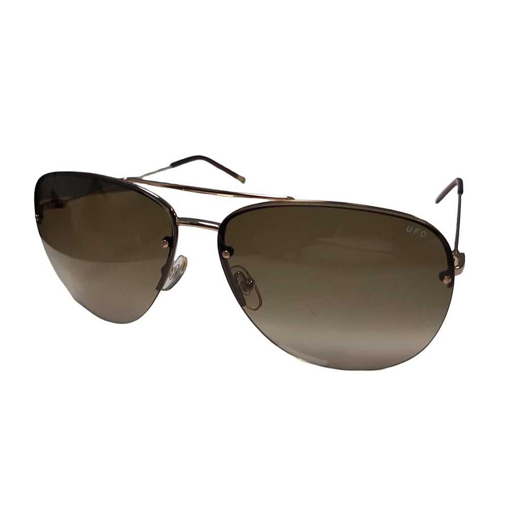 Safilo UFO Aviator Sunglasses with UV protection - Brown