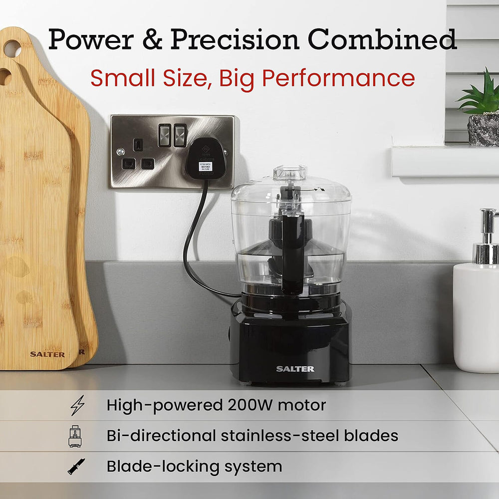 Salter Mini Food Processor Chopper 8-in-1 Cookware Set