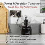 Salter Mini Food Processor Chopper 8-in-1 Cookware Set