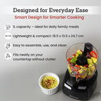 Salter Mini Food Processor Chopper 8-in-1 Cookware Set