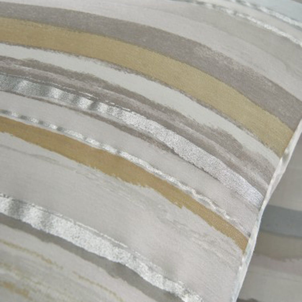 Samantha Faiers Serena Stripe 100% Cotton Duvet Cover Sets Super King (Size 260x220 Cm) - Mineral