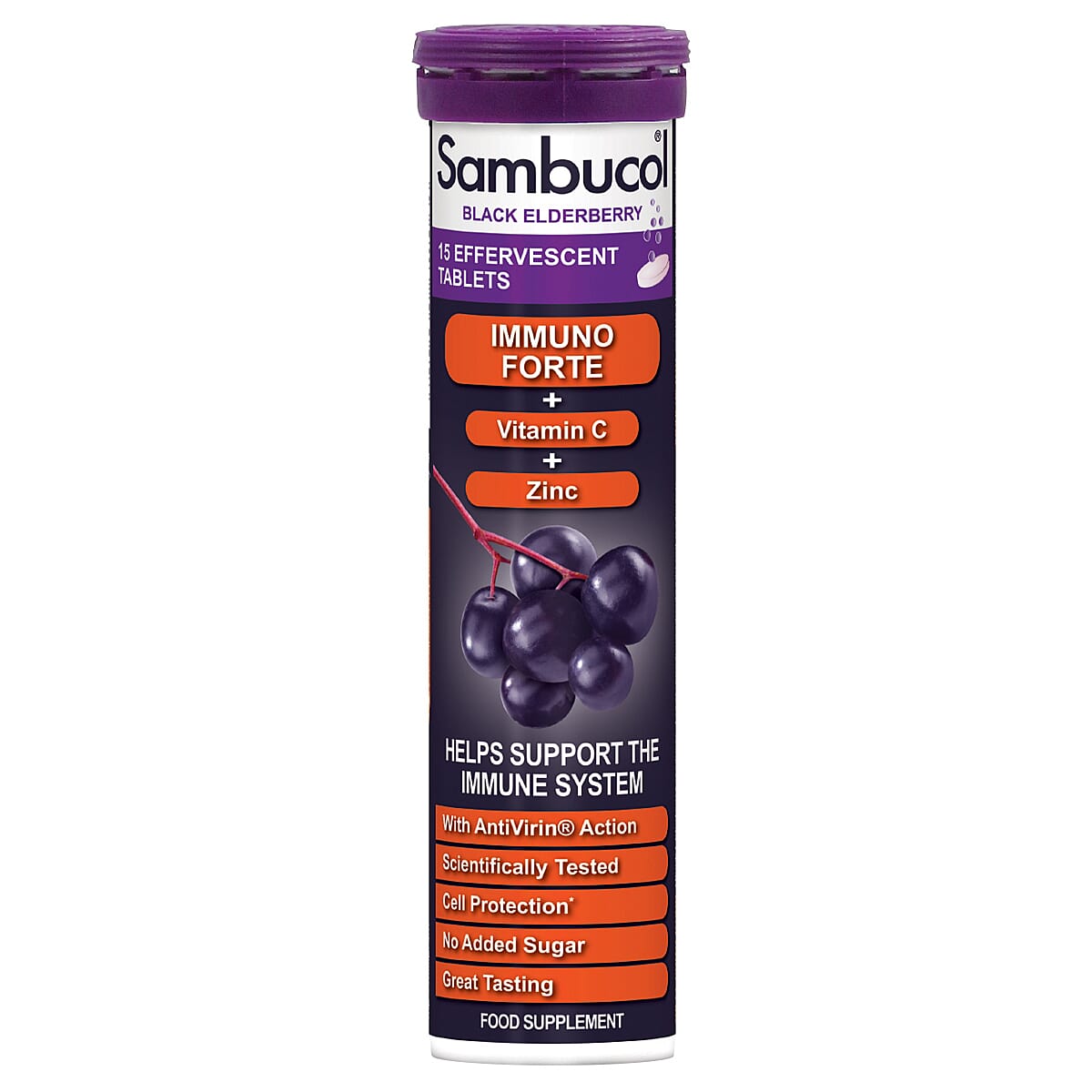 Sambucol Immuno Forte Effervescent- 15 Tablets