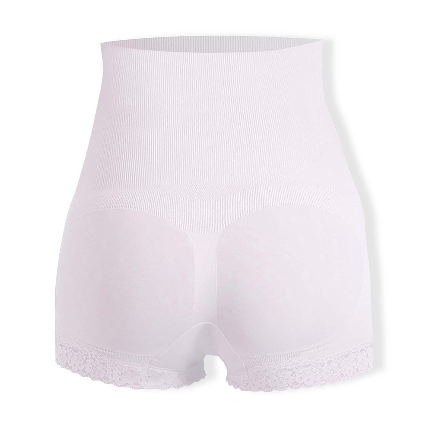 Sankom Switzerland Patent Premium Cooling White High Waisted Briefs (Size L-XL- 14-16)