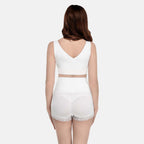 Sankom Switzerland Patent Premium Cooling White High Waisted Briefs (Size XXL- 18-20)