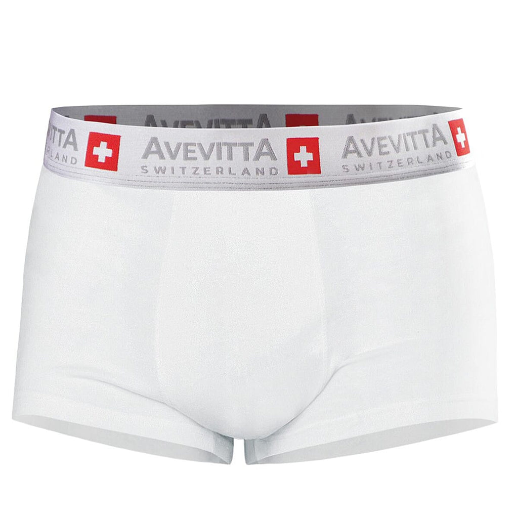 Sankom Avevitta 95% Cotton Antibacterial, Anti-Moisture Zinc Oxide Technology Mens Underwear (Size L) - White