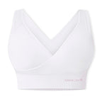 SANKOM Classic Wire-Free Posture Support - Seamless Breathable Comfort Bra with Removable Pads (Size - XXXL) - White