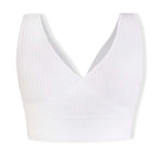 SANKOM Classic Wire-Free Posture Support - Seamless Breathable Comfort Bra with Removable Pads (Size - XXXL) - White