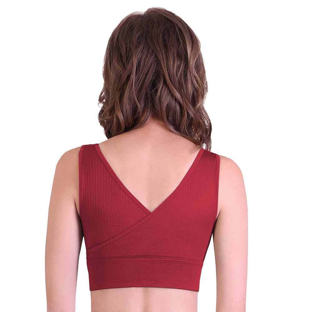 THE PICK OF SANKOM- Sankom Bordeaux Lace Functional Classic Bra (Size M-L) - Red
