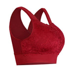 THE PICK OF SANKOM- Sankom Bordeaux Lace Functional Classic Bra (Size M-L) - Red