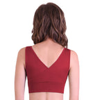 Sankom Bordeaux Lace Functional Classic Bra (Size XL-XXL) - Red