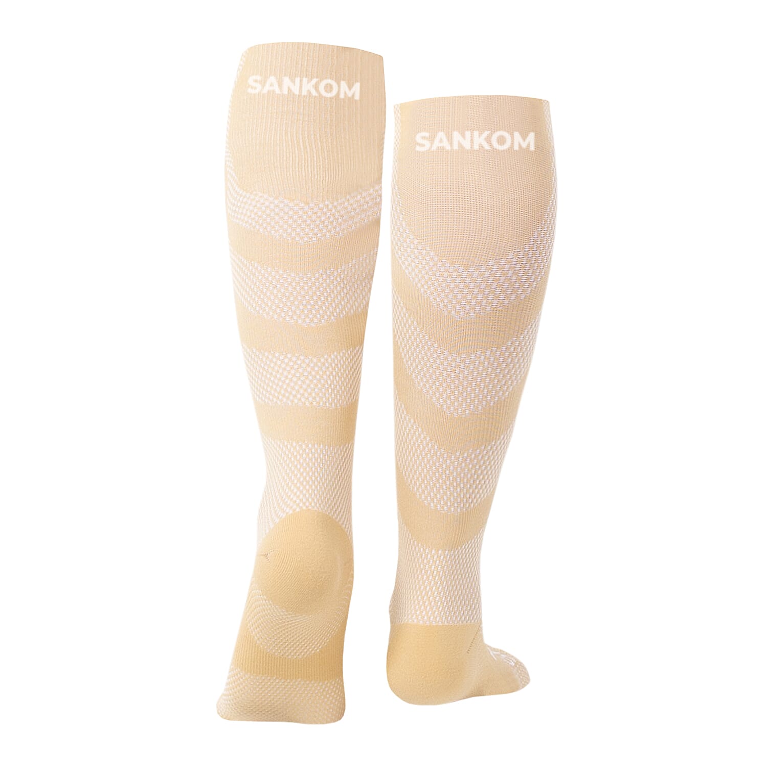 Sankom Patented Antibacterial Light Socks (Size L-XL) - Beige