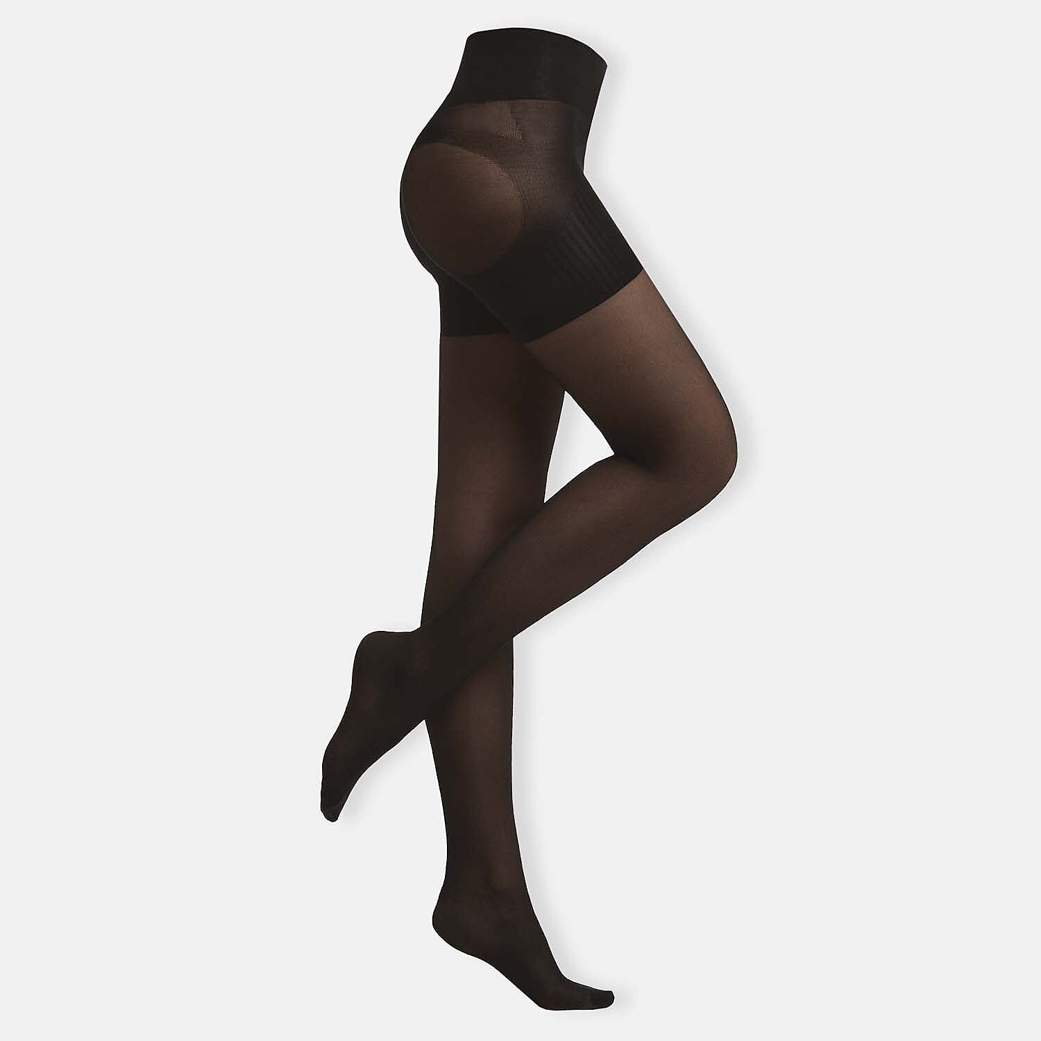Sankom Active Compression Anti-Rip Fibre Breathable Tights (Size - L-XL) - Black
