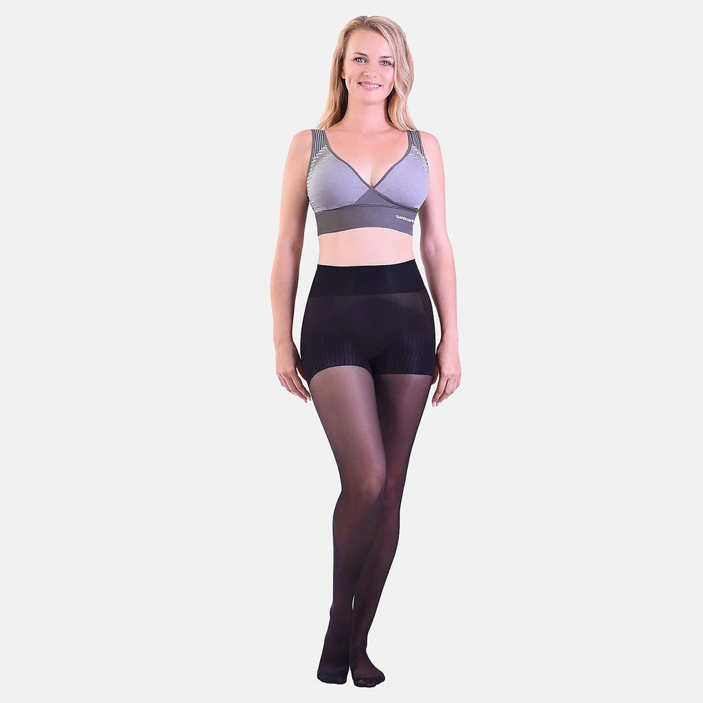 Sankom Active Compression Anti-Rip Fibre Breathable Tights (Size - S-M) - Black