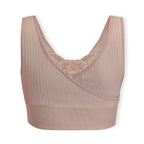 Sankom Switzerland Patent Classic Bra With Lace (Size XXXL) - Peach