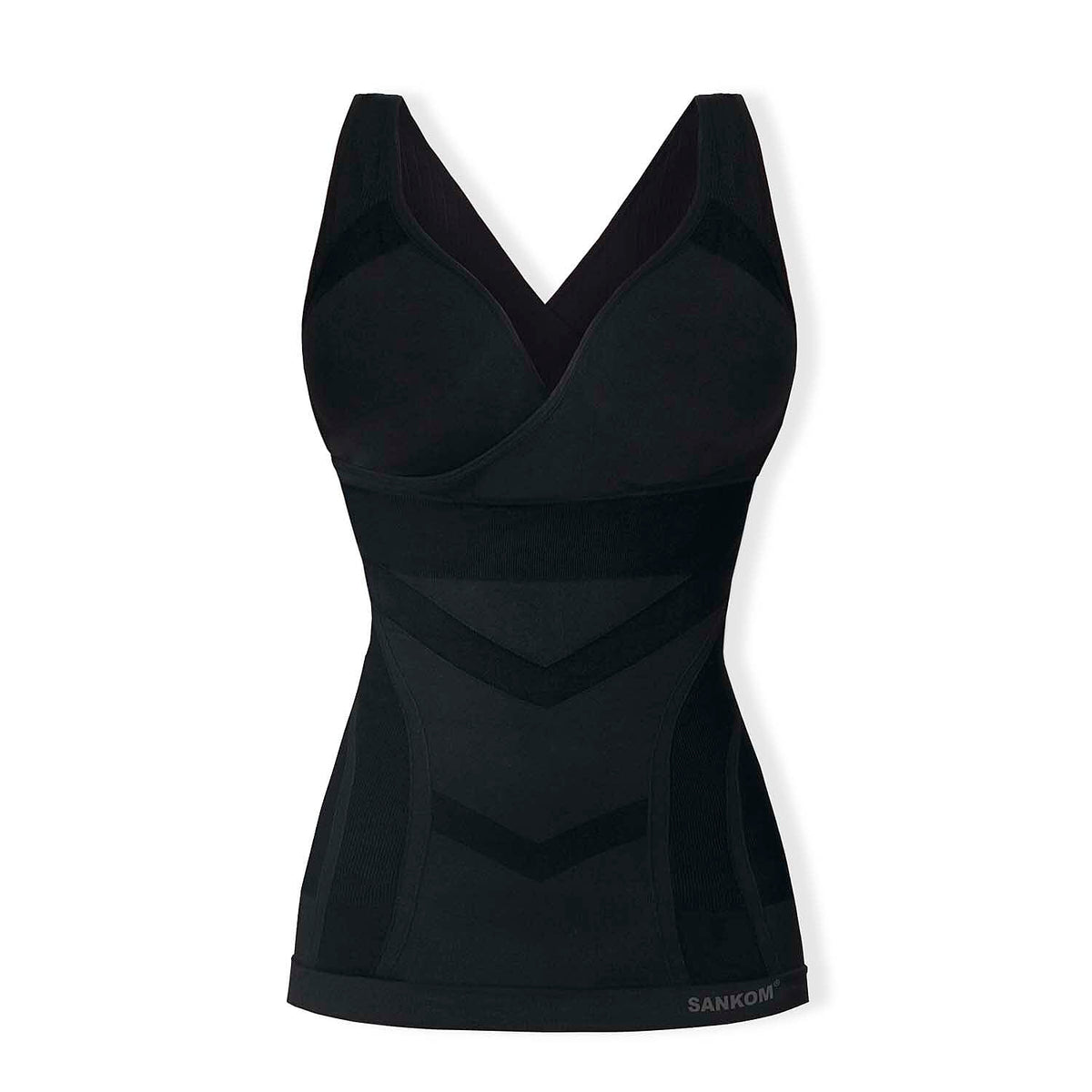 Sankom Switzerland Premium Aloe Vera Bra With Vest (Size XL-XXL) - Black
