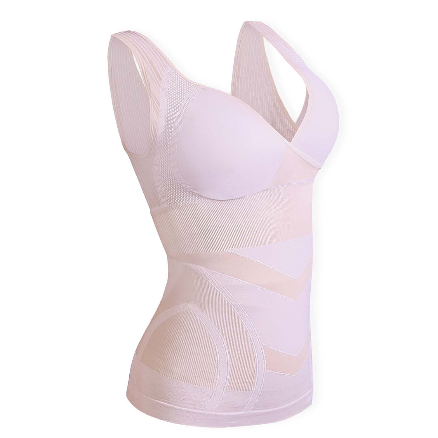 Sankom Switzerland Premium Cooling Bra With Vest (Size L-XL) - Pink