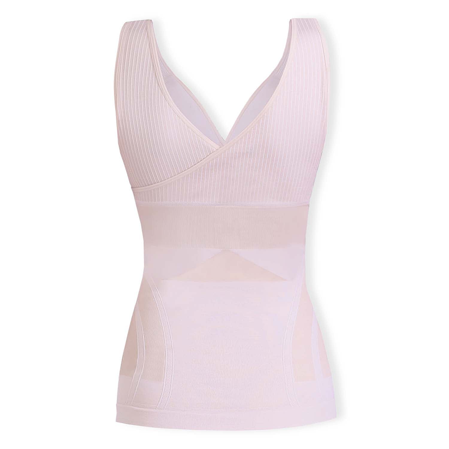 Sankom Switzerland Premium Cooling Bra With Vest (Size M-L) - Pink