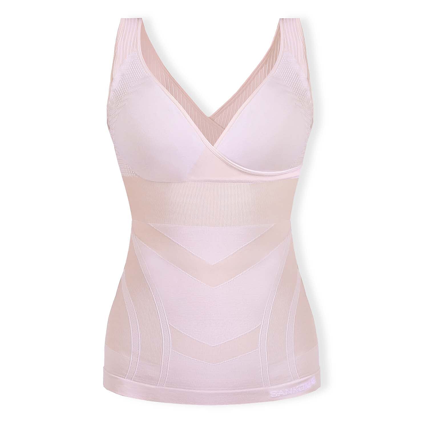 Sankom Switzerland Premium Cooling Bra With Vest (Size S-M) - Pink