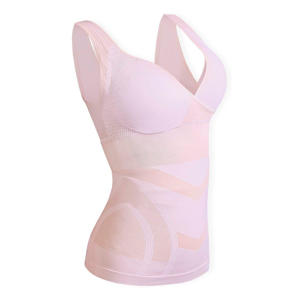 Sankom Switzerland Premium Cooling Bra With Vest (Size S-M) - Pink