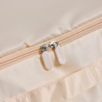 Satin Compressed Storage Bag with Zipper (Size 52x42x30 cm) - Apricot Pink