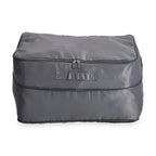 Satin Compressed Storage Bag with Zipper (52x42x30cm) - Grey