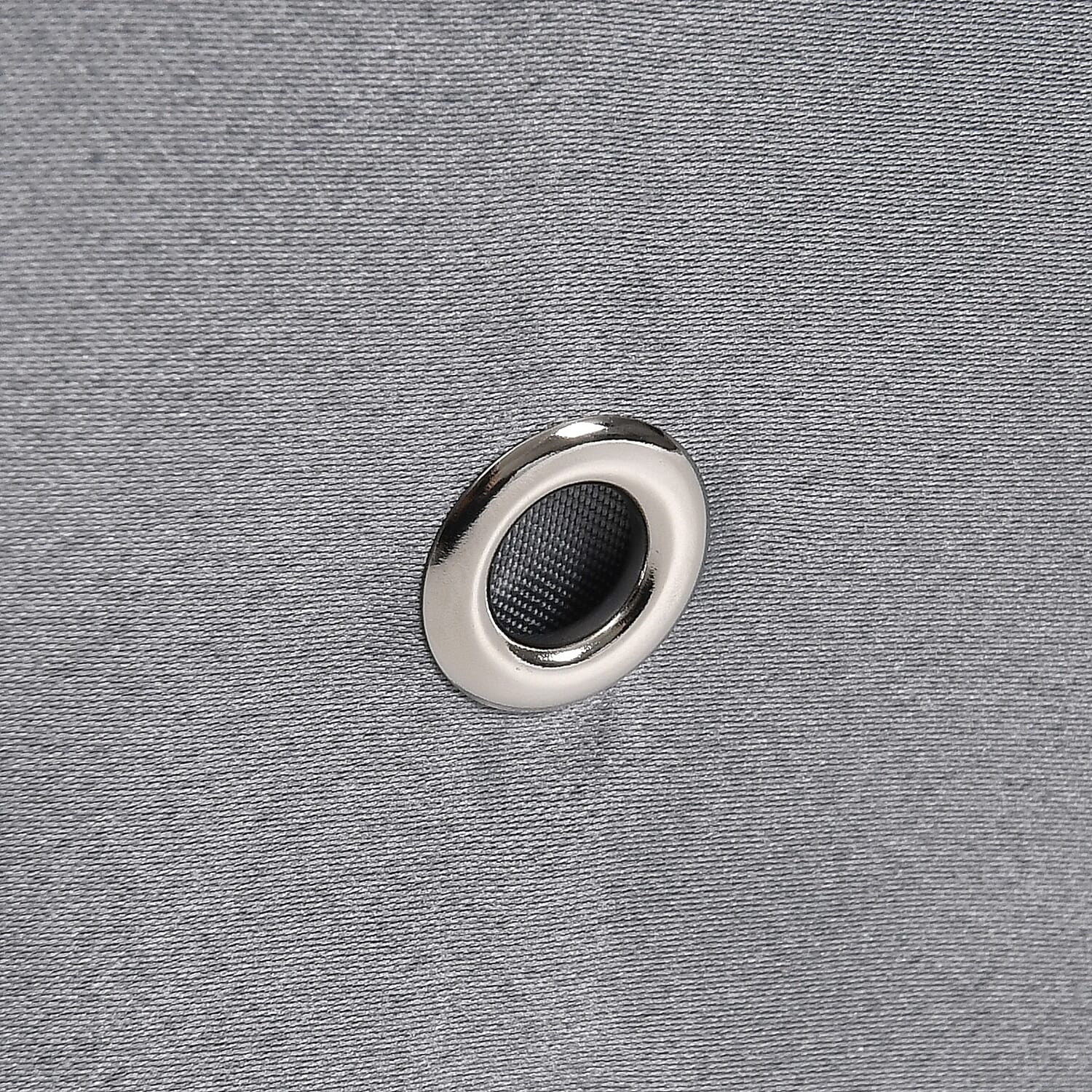 Satin Compressed Storage Bag with Zipper (52x42x30cm) - Grey