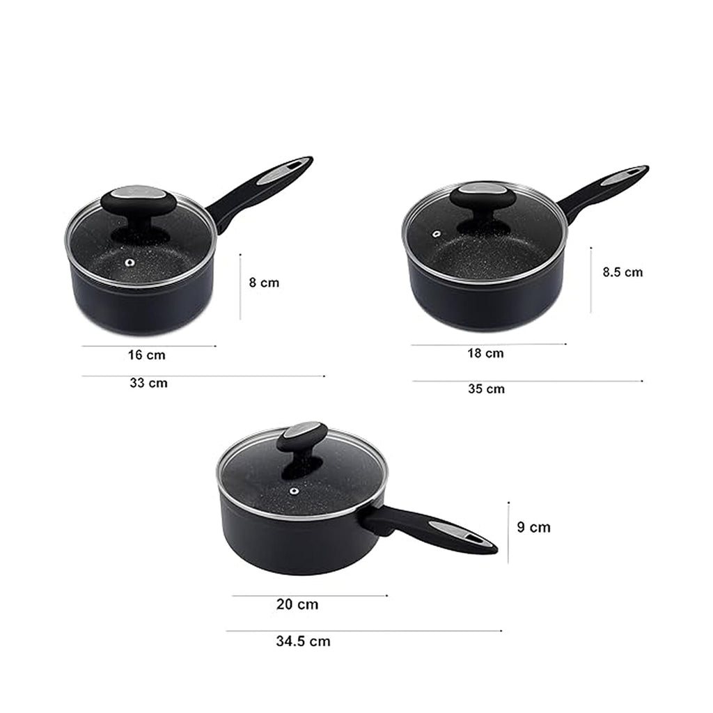 Saucepan (Size 1x1x1 cm) - Black