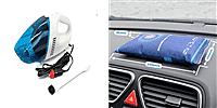Saver Duo- Car Portable High Powered Wet Dry Vacuum Cleaner and Rolson Reusable Dehumidifier (500g)