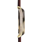 SEKONDA Altitude Quartz Movt. 5ATM WR Brown Dial - Silver Case Mens Watch with Black Leather Strap