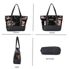 Sequin Tote Bag (Size 45x14x29 cm) - Bronze