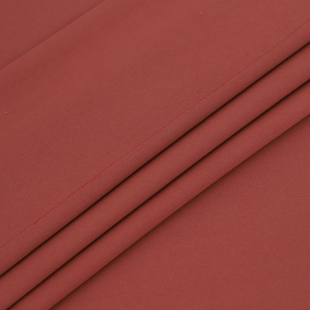 4 Piece Set Solid Microfibre 1 Flat Sheet (230x265 Cm), 1 Fitted Sheet (140x190  Cm) and 2 Pillowcases (50x75 Cm) -Dusky Pink (Double)