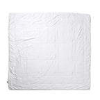 Bamboo Patterned Comforter and Duvet (Size 200x1 cm) - White & White