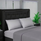 Deluxe Range 100% Mulberry Silk Quilt with 100% Cotton Cover - Dark Grey (Size Double)
