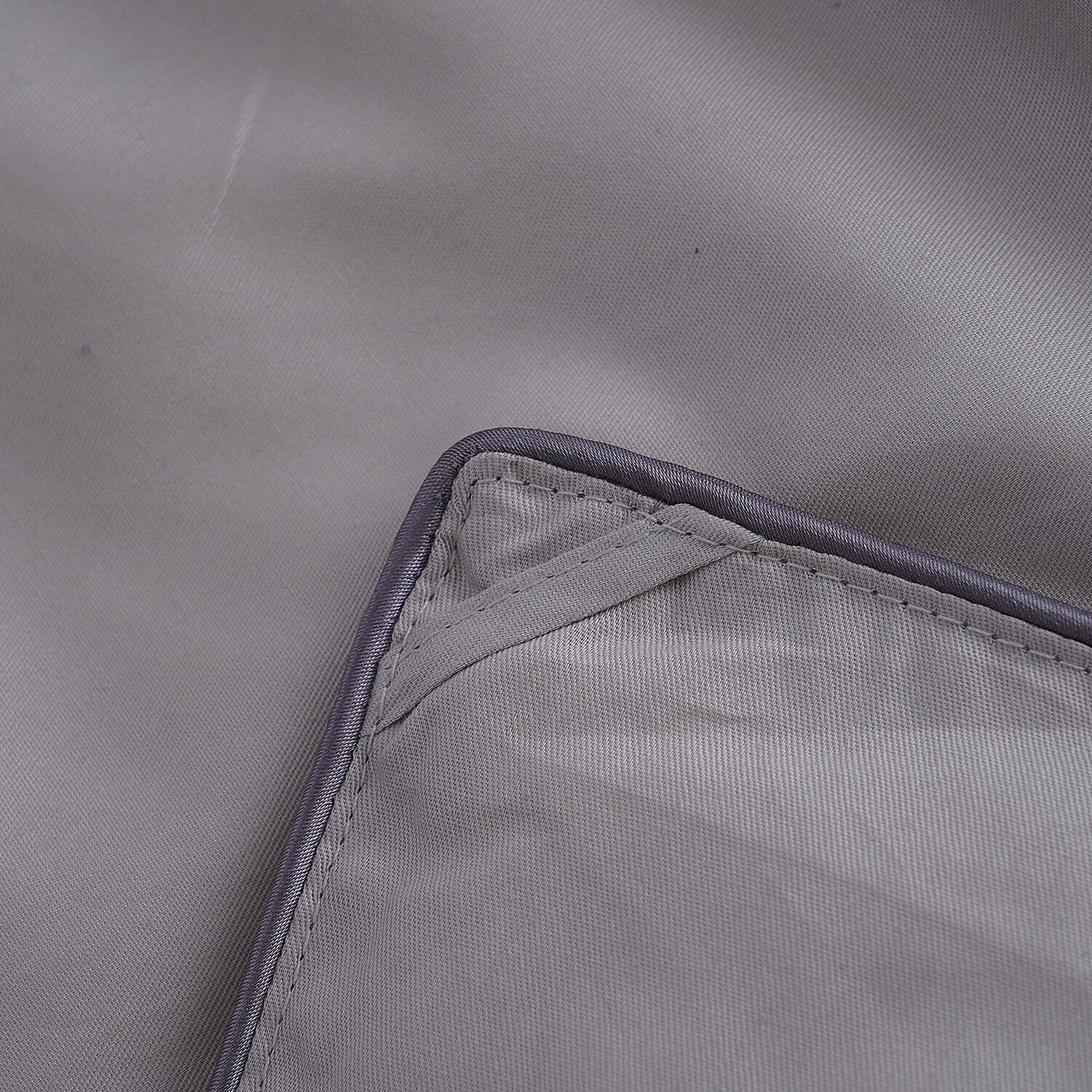 Deluxe Range 100% Mulberry Silk Quilt with 100% Cotton Cover - Dark Grey (Size Double)
