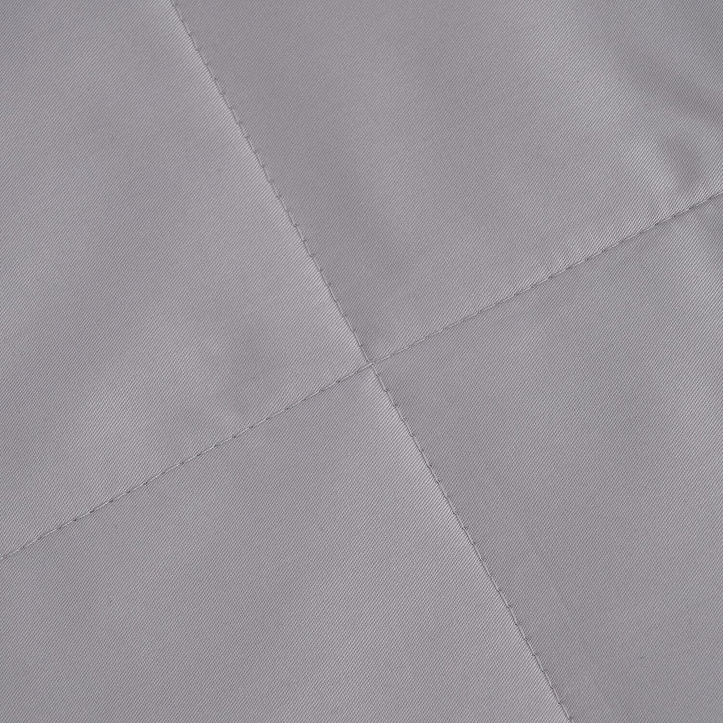 Deluxe Range 100% Mulberry Silk Quilt with 100% Cotton Cover - Dark Grey (Size Double)