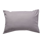 4 Piece Set - Aloe Infused Duvet Cover, Fitted Sheet with 2 Pillow Cases (Double Size, 200x200 cm) - Light Grey