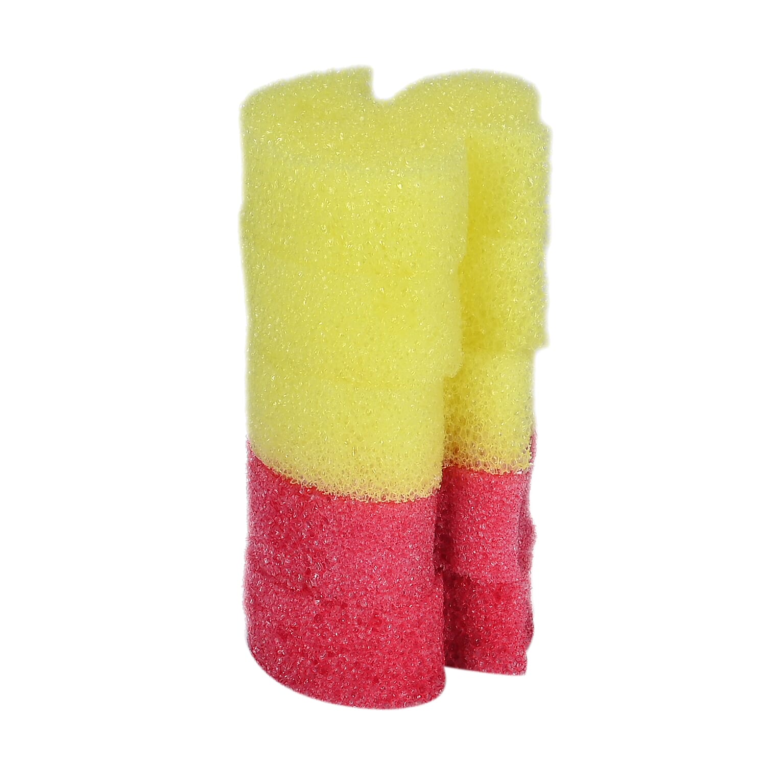 Set of 5 Duck Shaped Scrub Sponge - Red - Yellow
