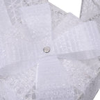 Set of 3 - Christmas Present Lights with Warm 40 LED Light (Size 15,20,25cm ) - White with Snow Effect