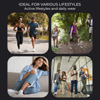 4 Pairs Antibacterial Copper Infused Compression Socks (Size S-M, 5-10) - Multi