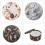 Set of 3 - Millmade Printed Round Multipurpose Gift Box - Multi and Black