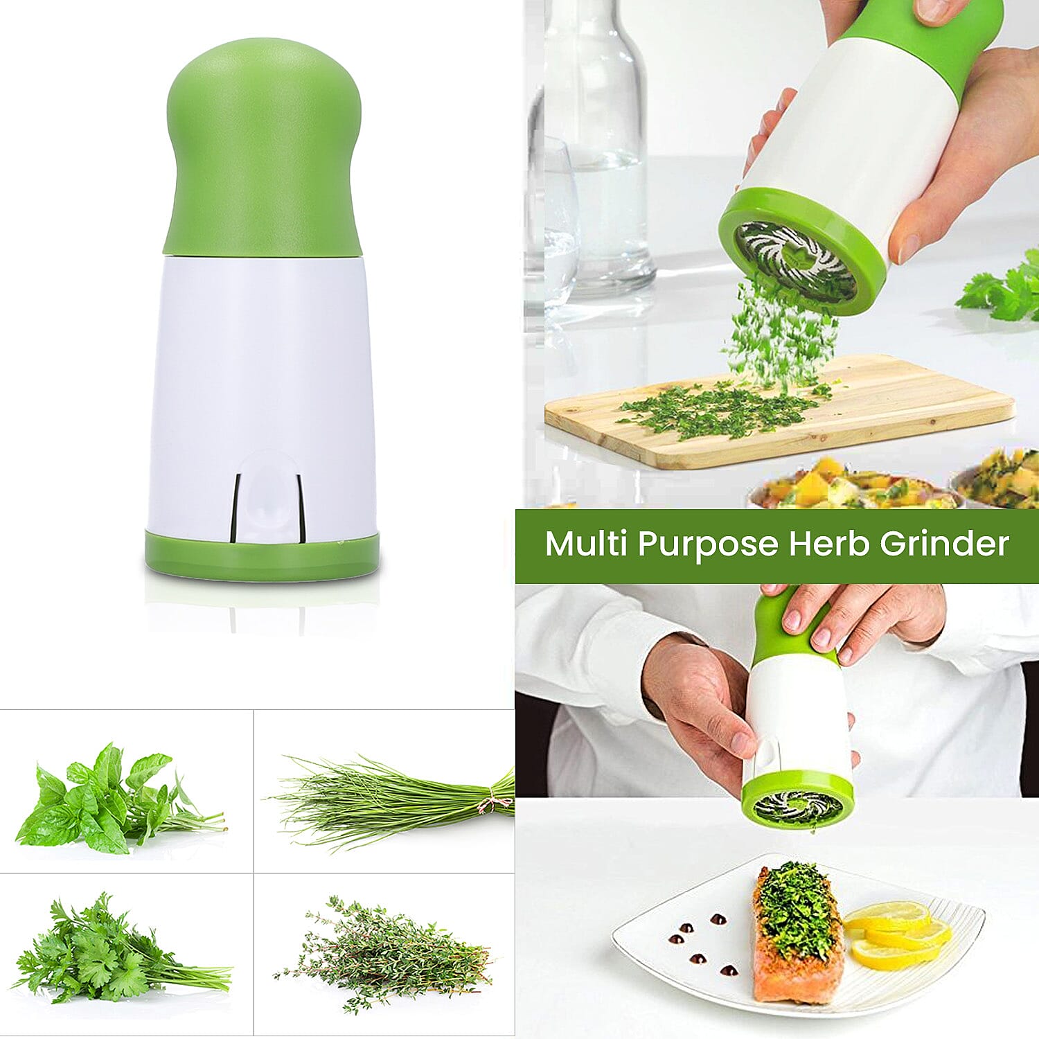 Set of 2 - Multi Purpose Herb Grinder and Cheese Mill (Size 15x8x8 Cm)