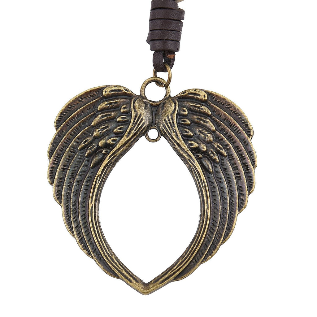 Set of 3 - Skull, Wing and Anchor Shape Keychains (Size 11 Cm) - Bronze