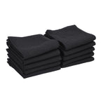Set of 10 - 100% Cotton Kitchen Towel (Size 66x45 Cm) - Black