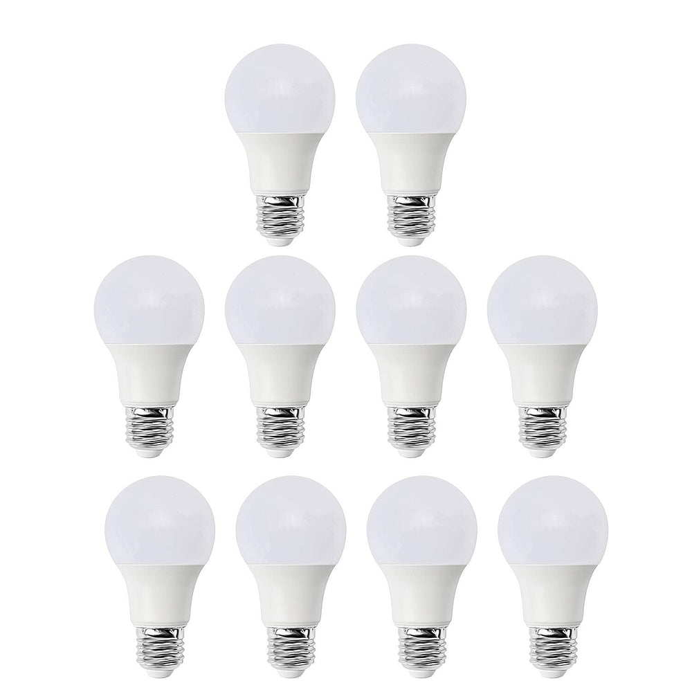 Value Bundle - Set of 10 E27 Energy Efficient 9W LED Bulbs (Screw) - Warm White