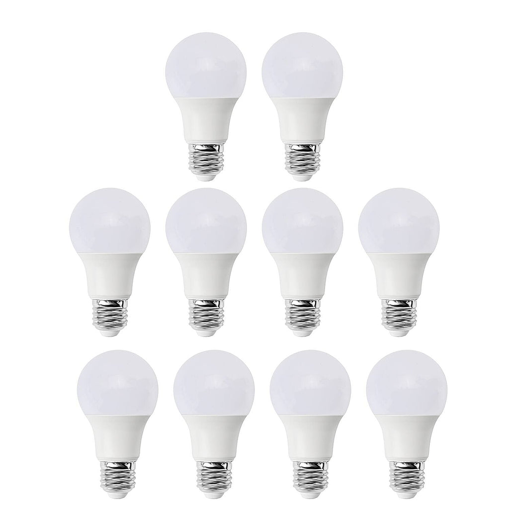 Value Bundle - Set of 10 E27 Energy Efficient 9W LED Bulbs (Screw) - Warm White